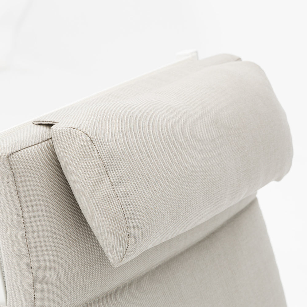 Sillón de comedor Albury aluminio blanco | Kubu #