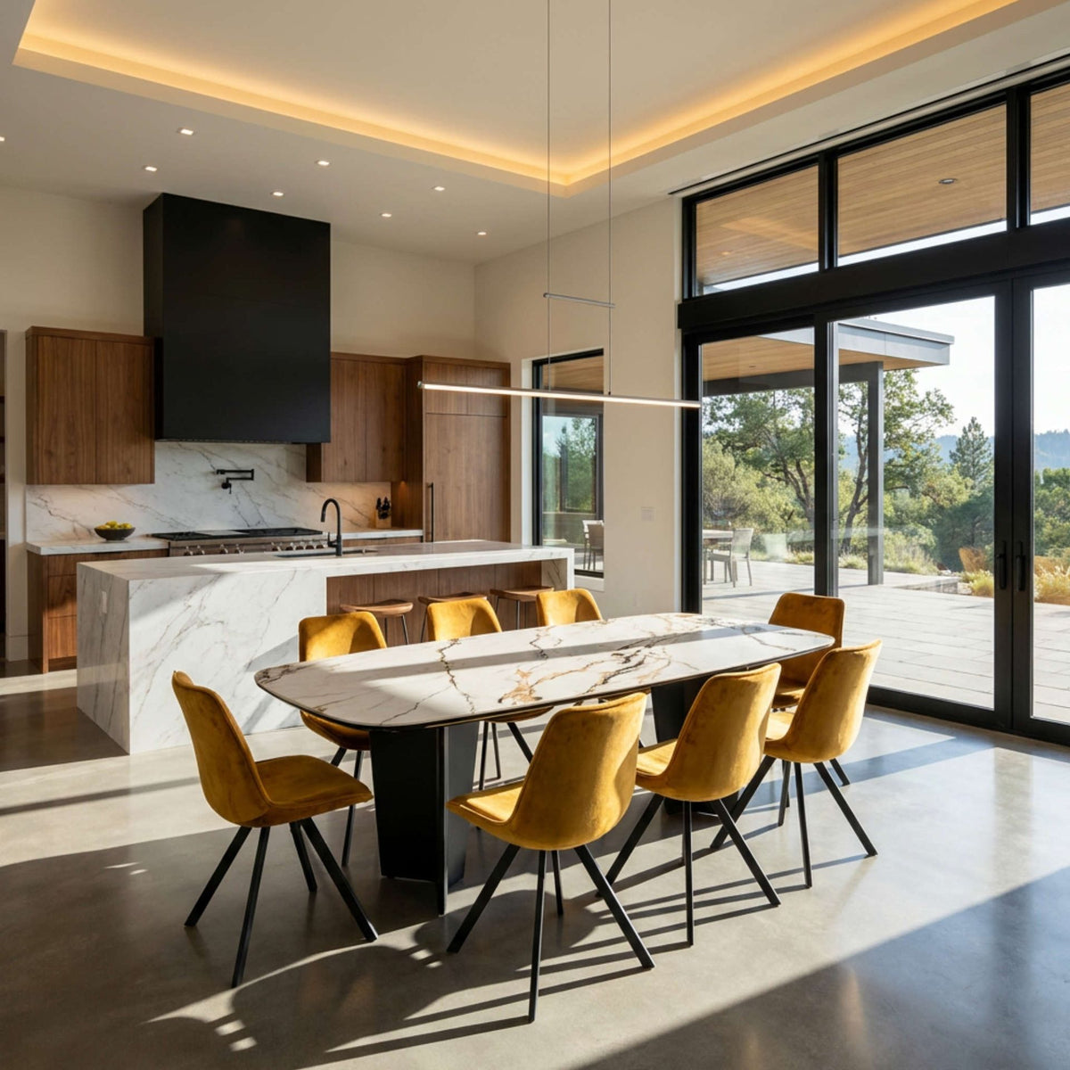 Silla de Comedor Monroe Gold | Diseño Sofisticado y Carácter | KUBU #