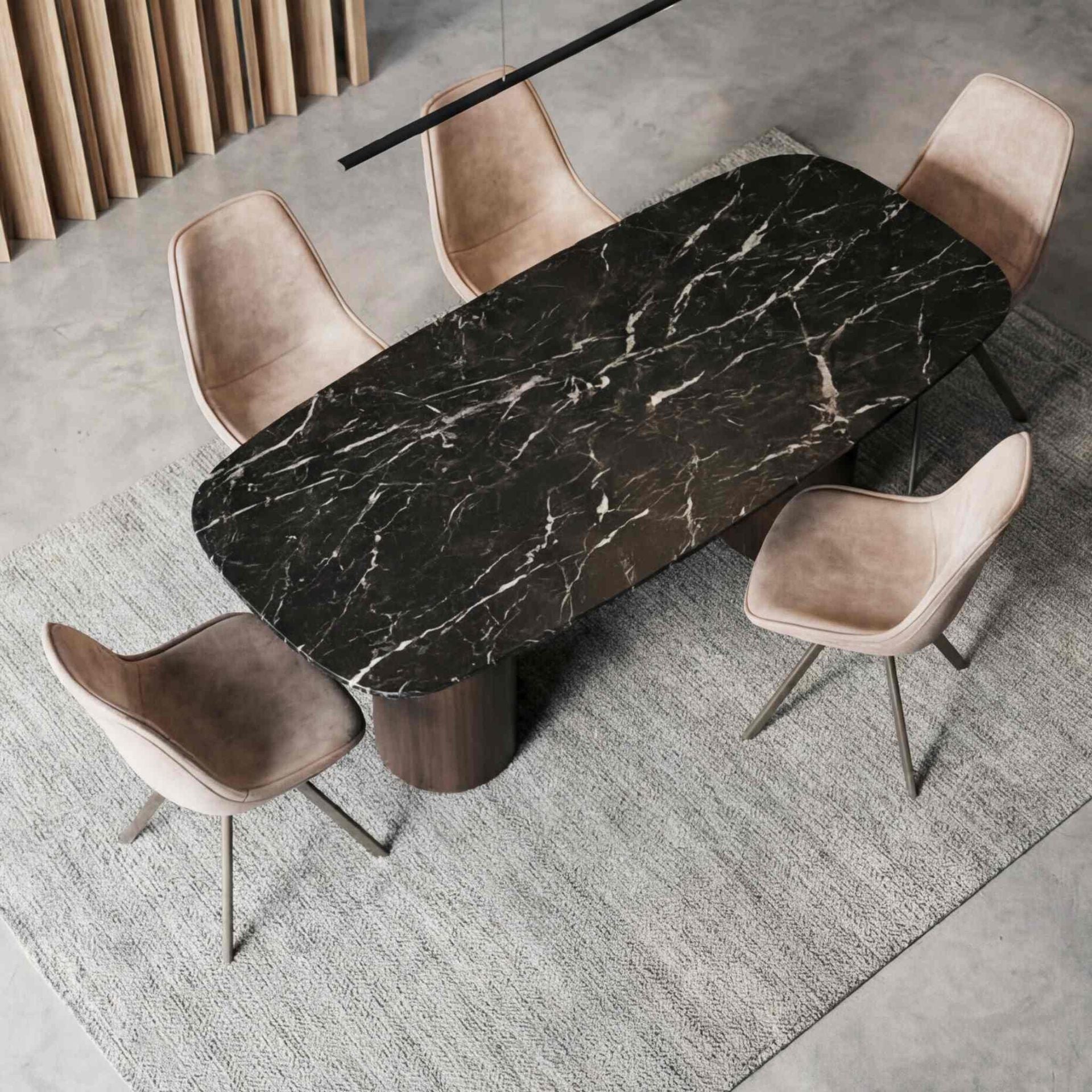 Silla de Comedor Monroe Gris Loft | Estilo Nórdico y Minimalista | KUBU #
