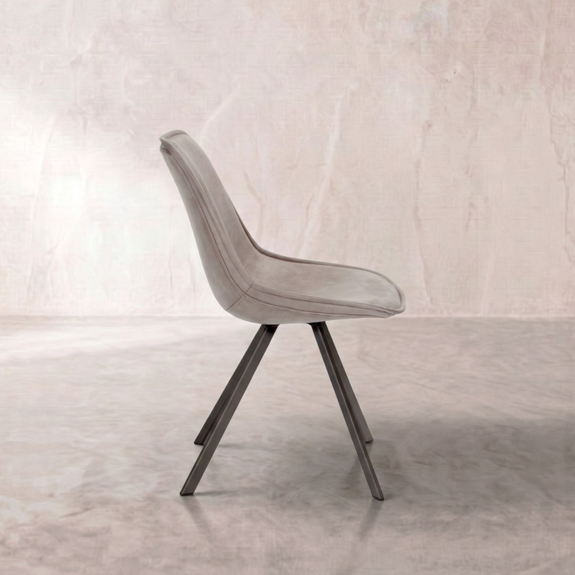 Silla de Comedor Monroe Gris Loft | Estilo Nórdico y Minimalista | KUBU #