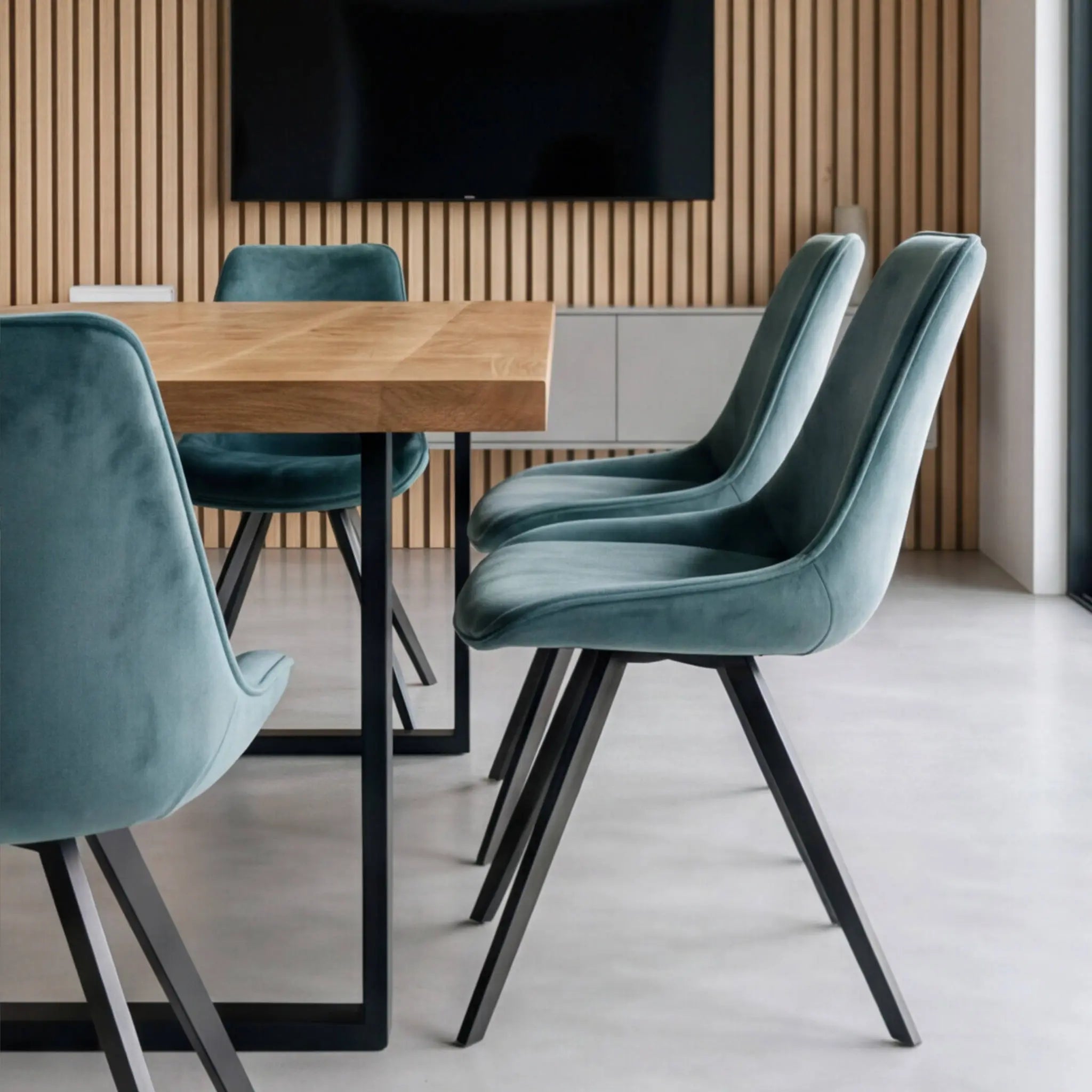 Silla de Comedor Monroe Petrol | Diseño Sofisticado y Carácter | Kubu #