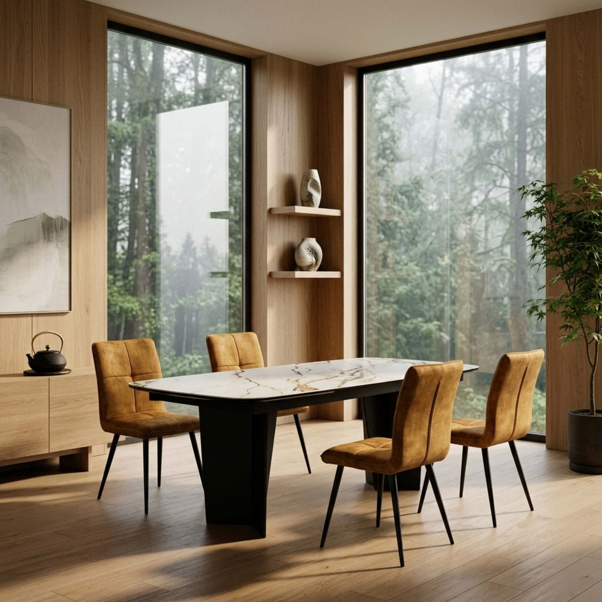 Silla de Comedor Nelson Gold | Diseño y Confort | KUBU #