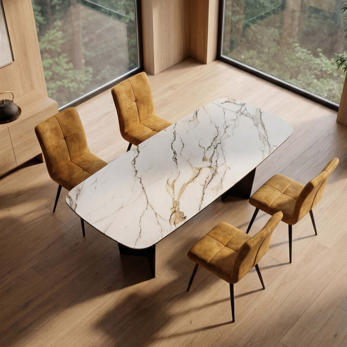 Silla de Comedor Nelson Gold | Diseño y Confort | KUBU #
