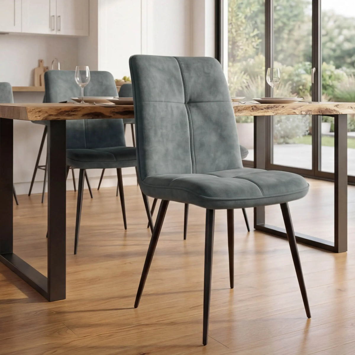 Silla de Comedor Nelson Petrol | Diseño y Confort | KUBU #