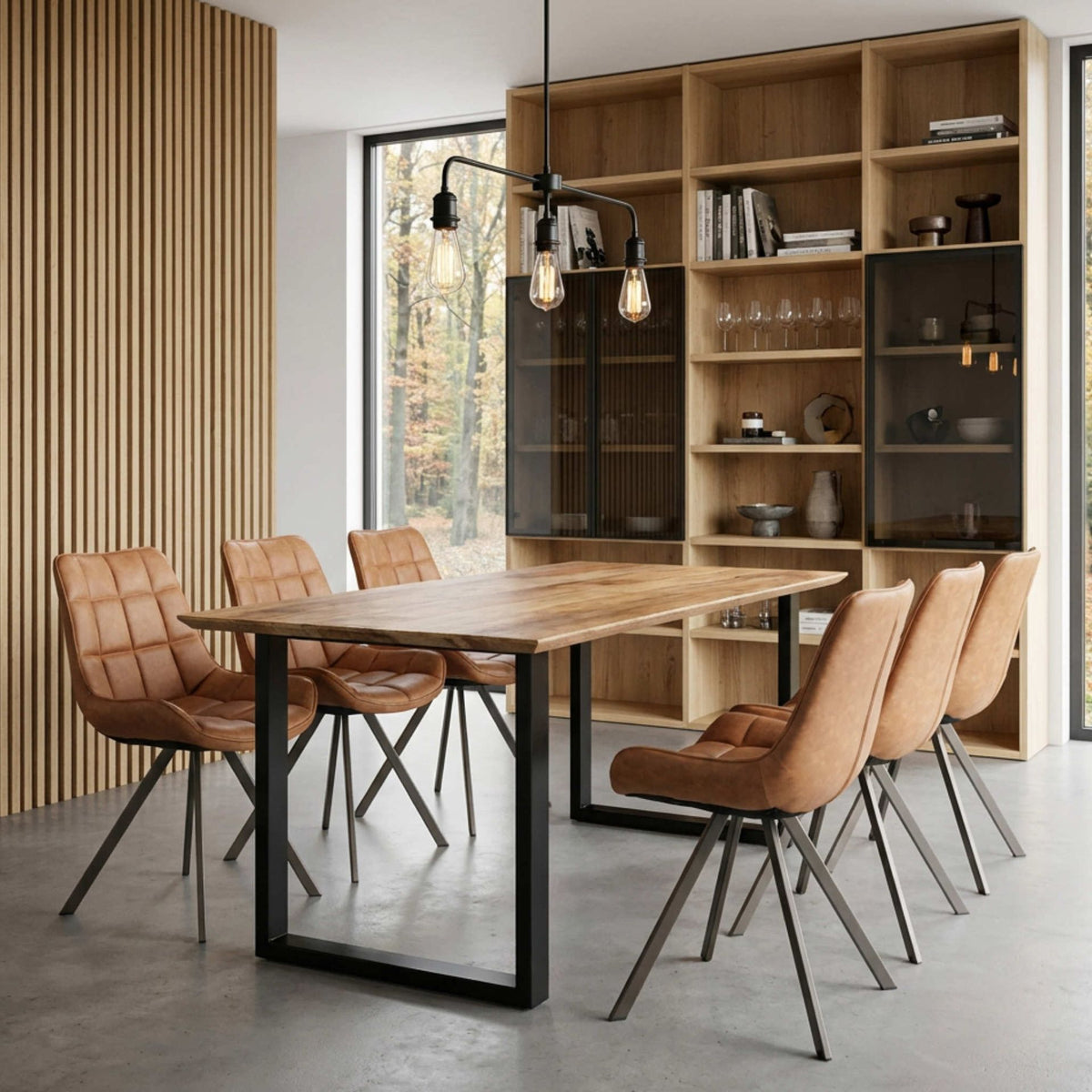 Silla de Comedor Vernon Camel | Diseño Vanguardista | KUBU #