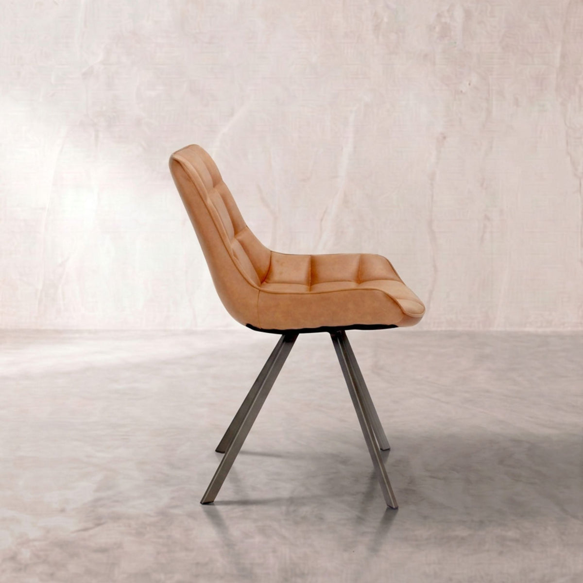 Silla de Comedor Vernon Camel | Diseño Vanguardista | KUBU #