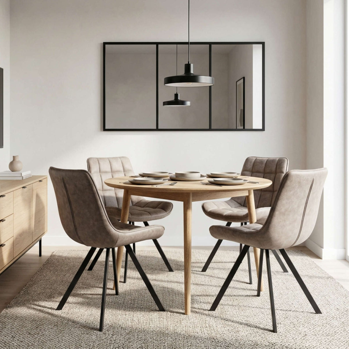Silla de Comedor Vernon Grey | Diseño Vanguardista | KUBU #