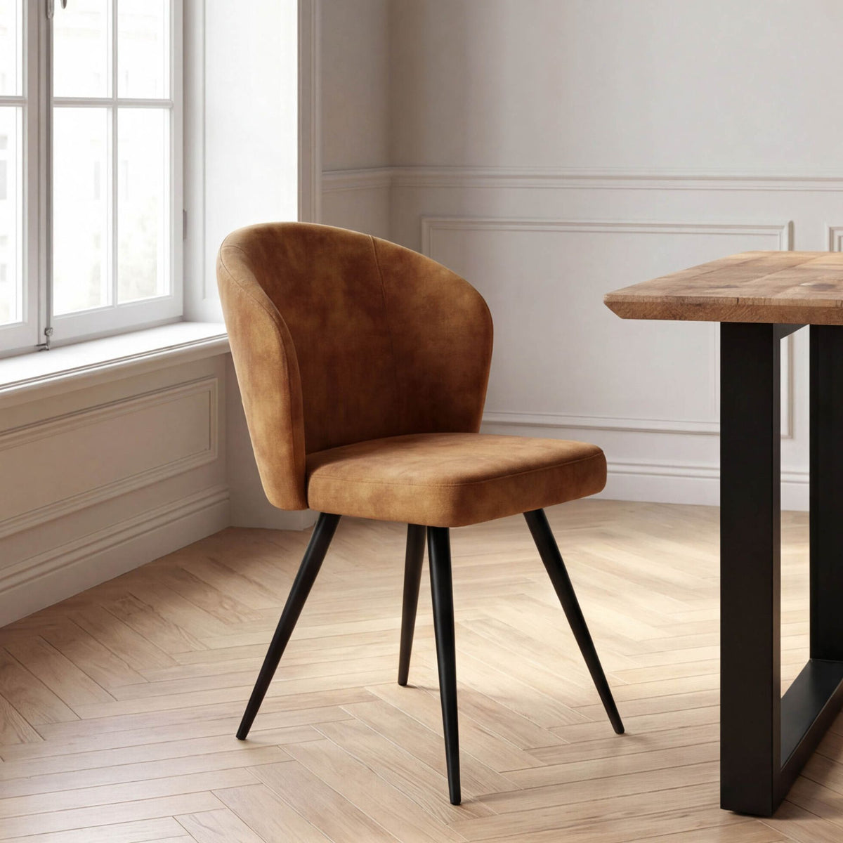 Silla de comedor Langford Gold | Confort y estilo | KUBU #