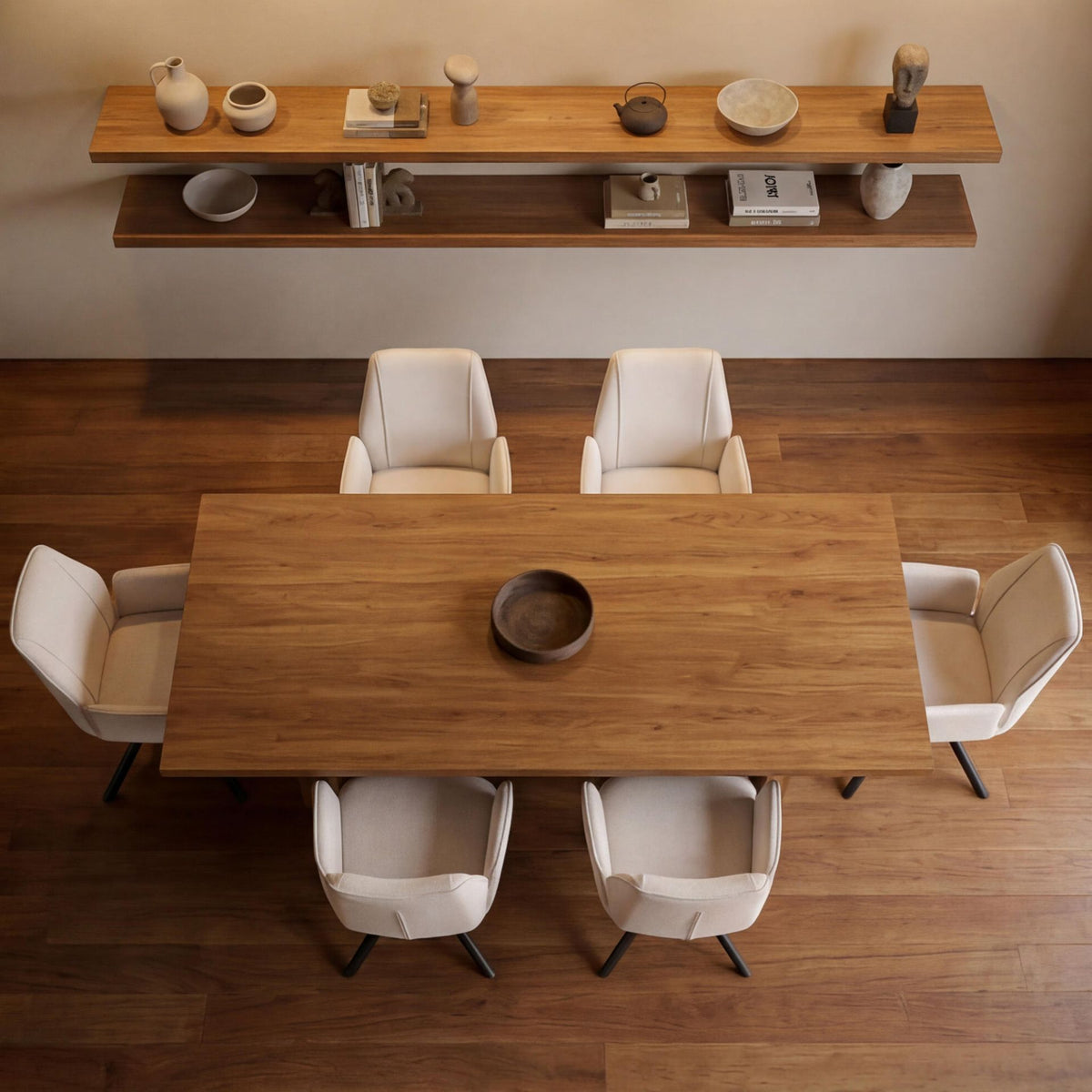 Silla de comedor con brazos Duncan Marfil | Diseño Vanguardista | KUBU #