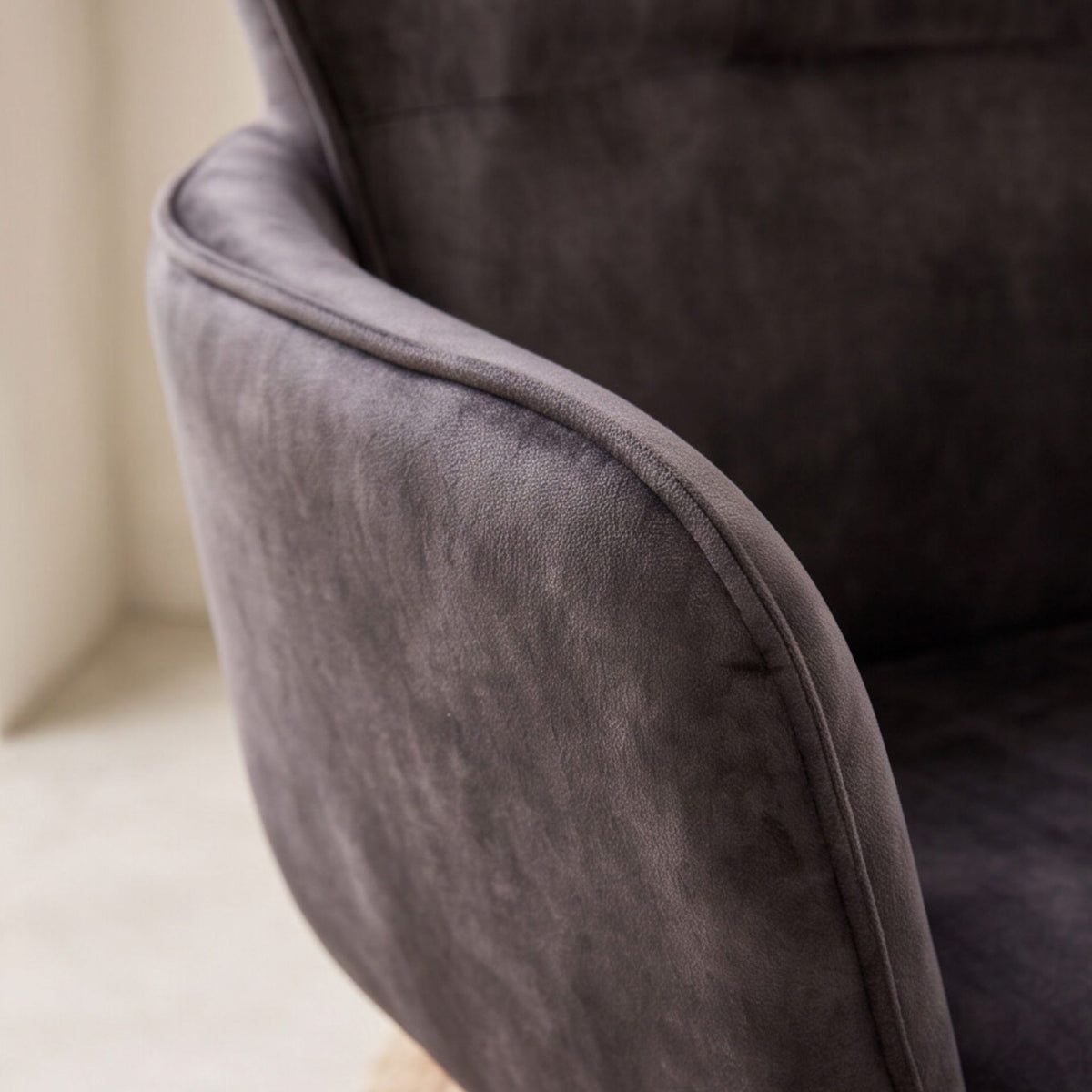 Silla de comedor con brazos Luxton Antracite | Kubu | KUBU #