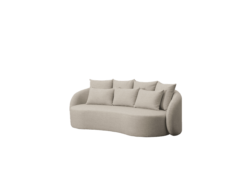 Sofá 3 plazas Corinto beige | Kubu #