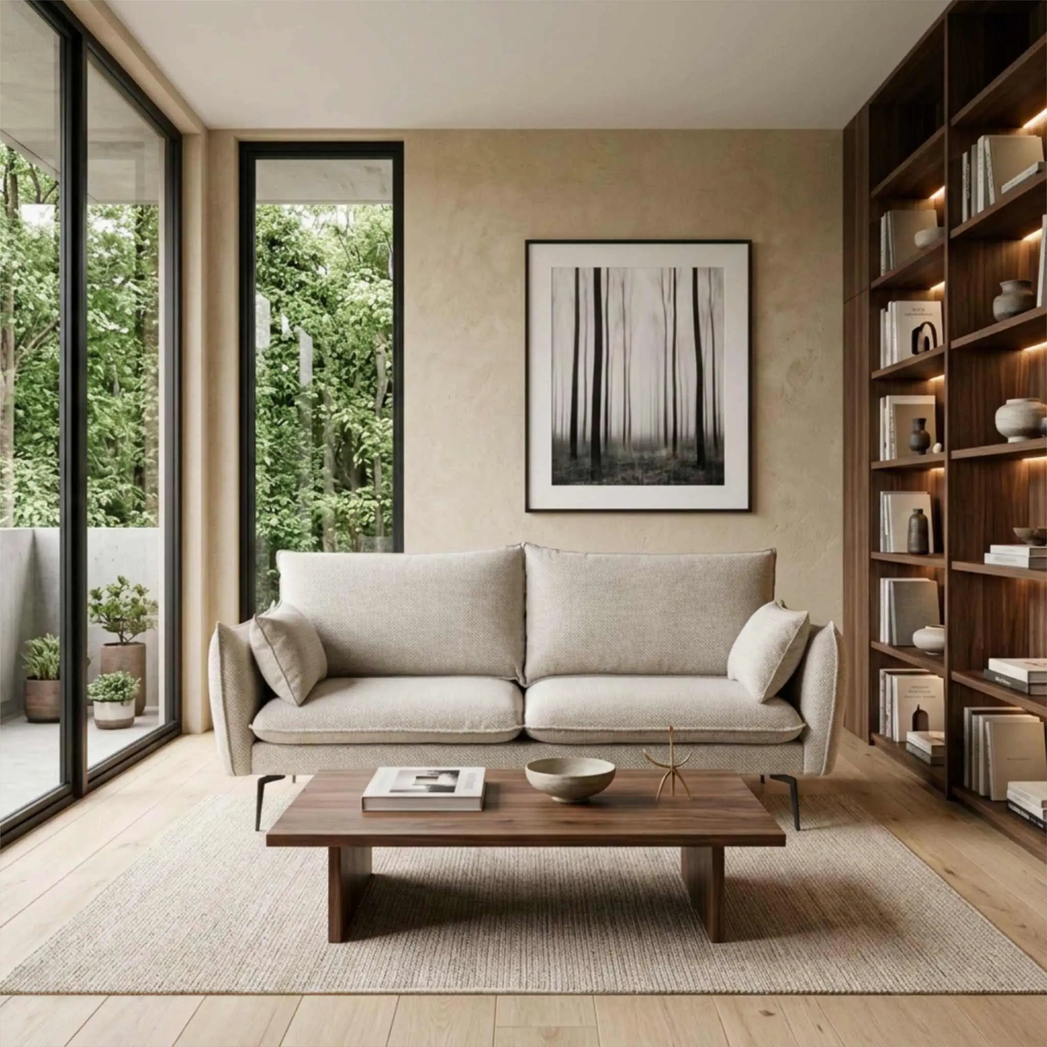 Sofá Albury 3 plazas Blanco Marfil | KUBU | KUBU #