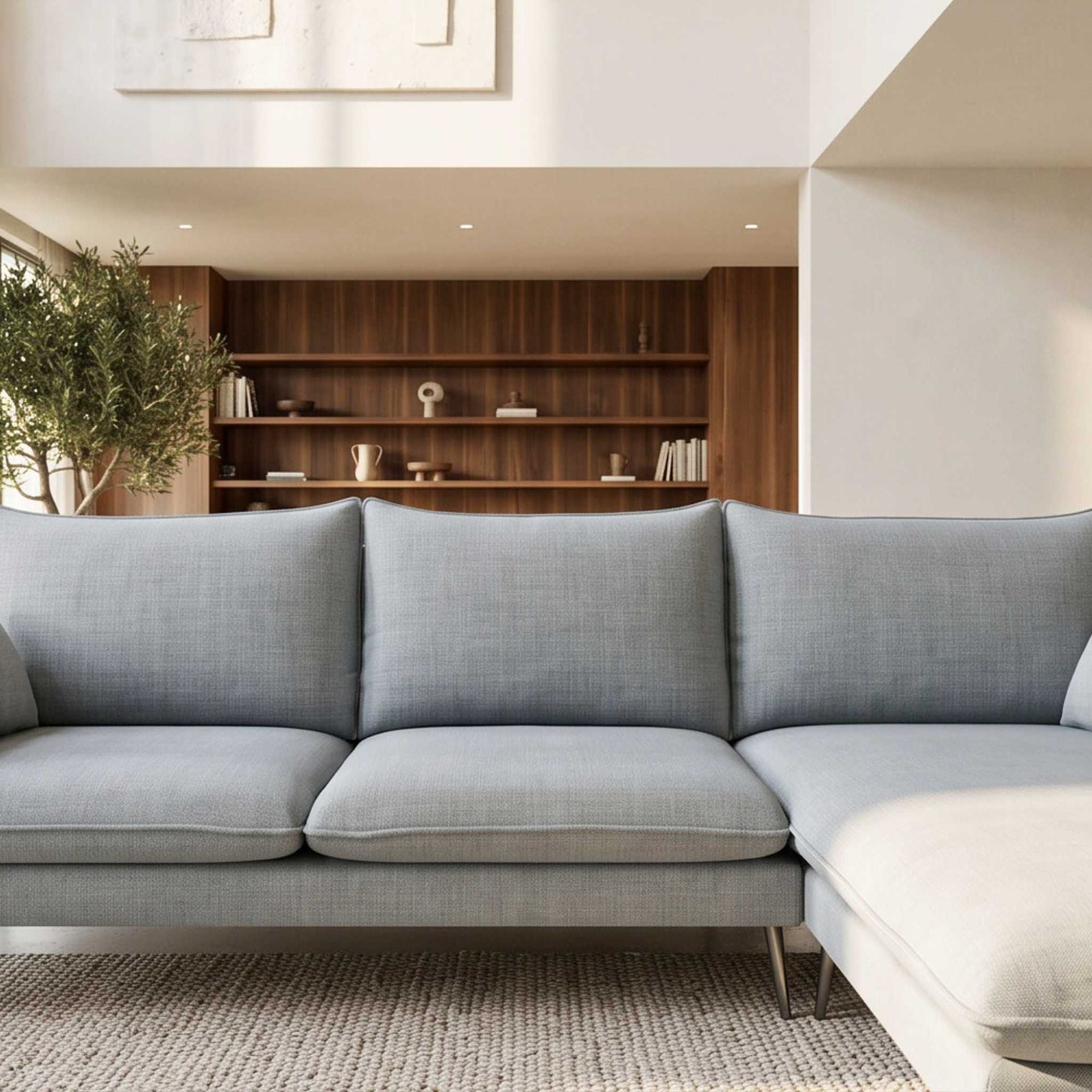 Sofá Albury Chaise Longue Derecha Aqua | KUBU | KUBU #