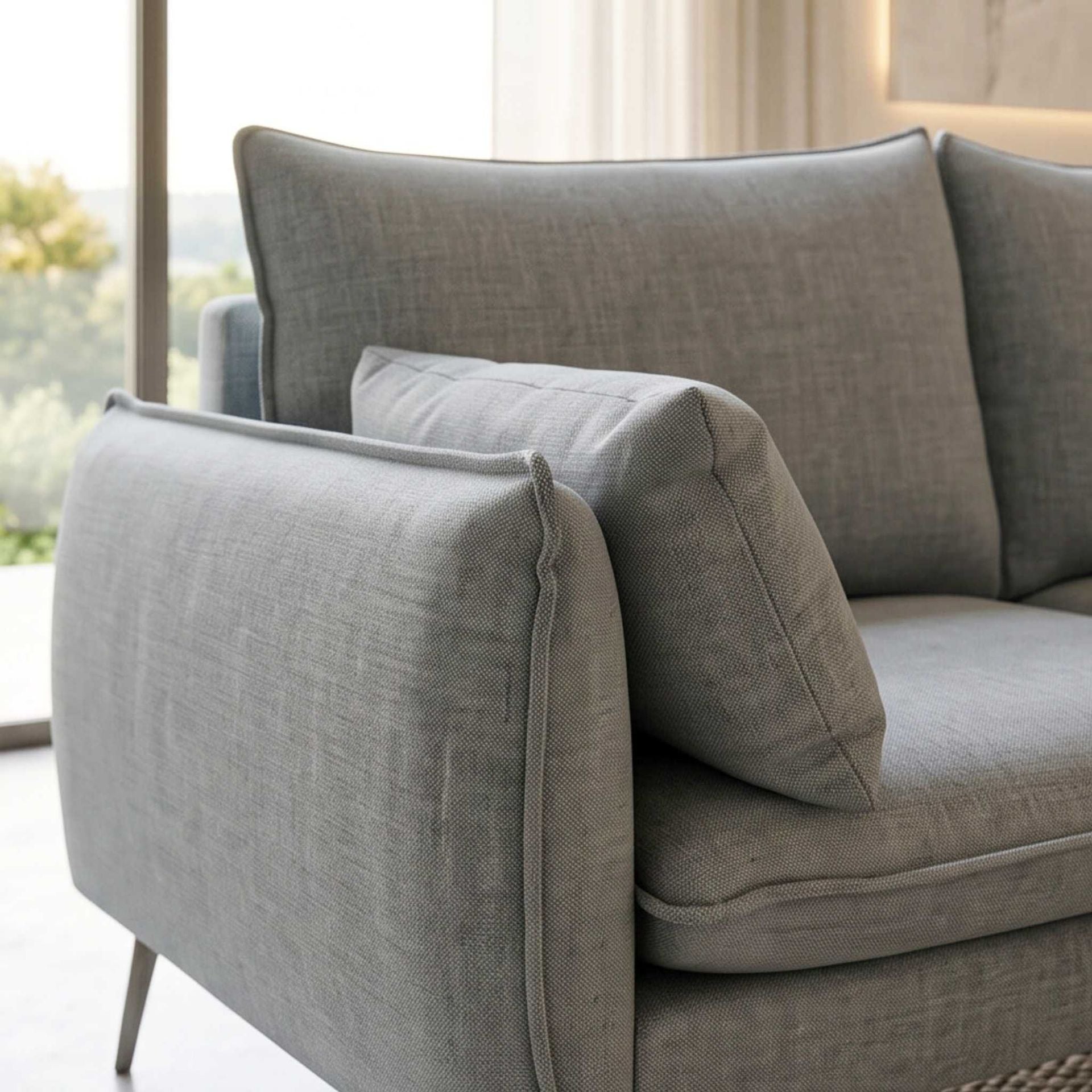 Sofá Albury Chaise Longue Derecha Aqua | KUBU | KUBU #
