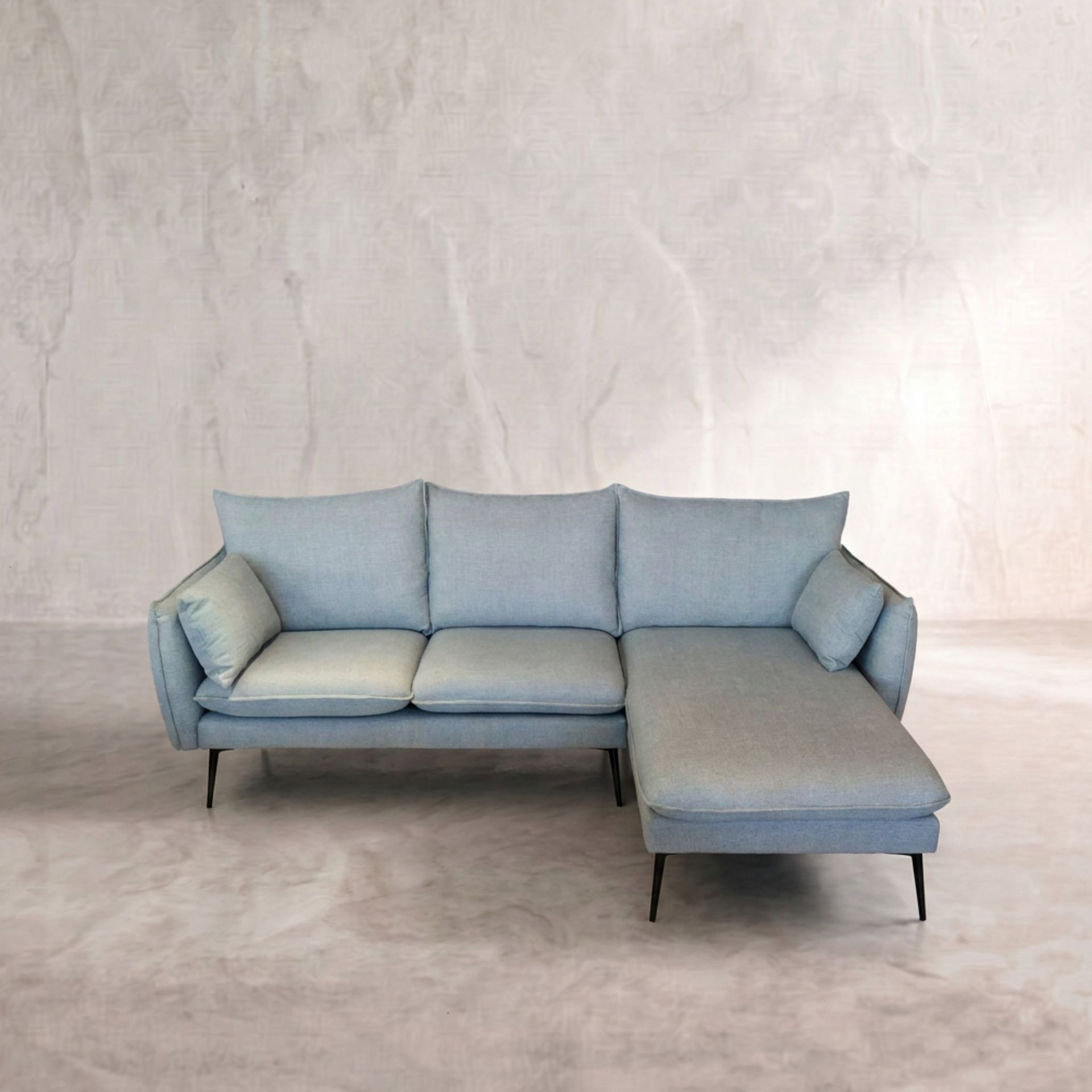 Sofá Albury Chaise Longue Derecha Aqua | KUBU | KUBU #