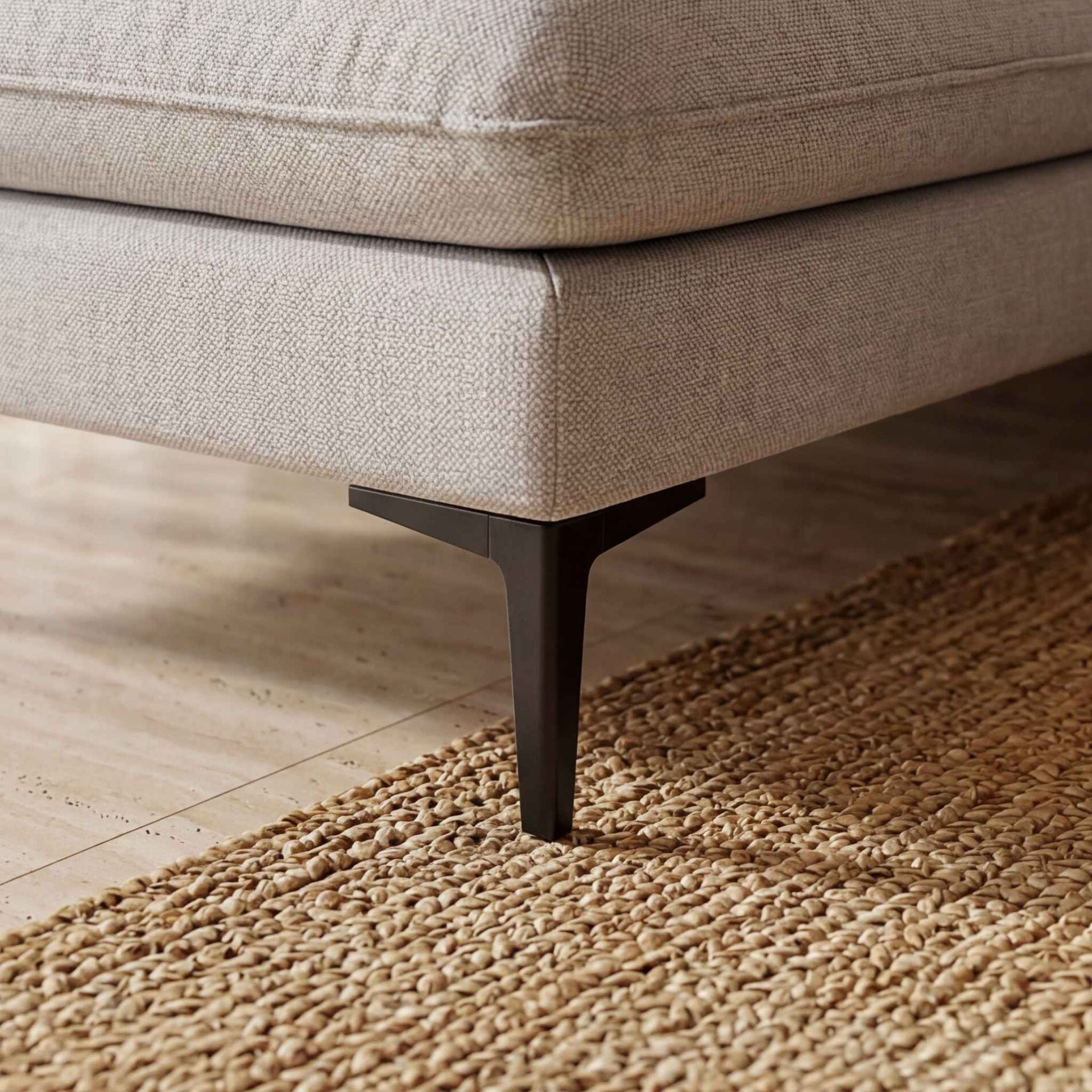 Sofá Albury Chaise Longue Izquierda Blanco Marfil | KUBU | KUBU #