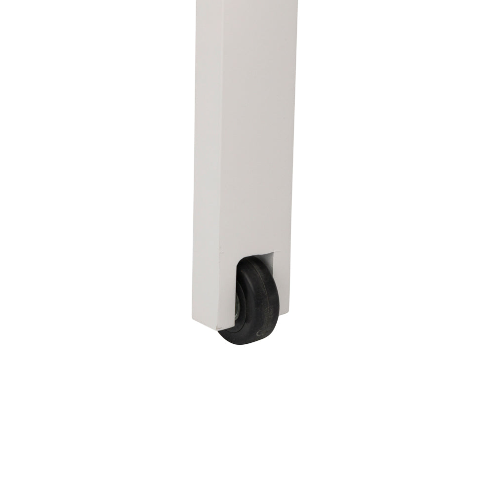 Tumbona Bangor aluminio blanco y textilene gris claro | Kubu #