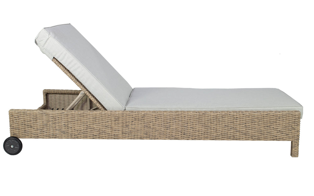 Tumbona California aluminio y ratán sintético | Kubu #
