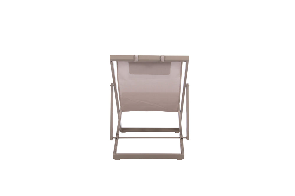Tumbona Davis aluminio y textilene taupe | Kubu #