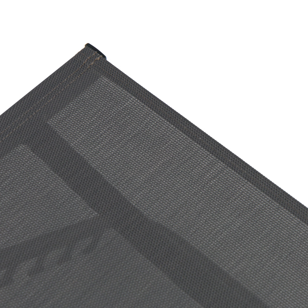 Tumbona Galt aluminio y textilene antracita | Kubu #