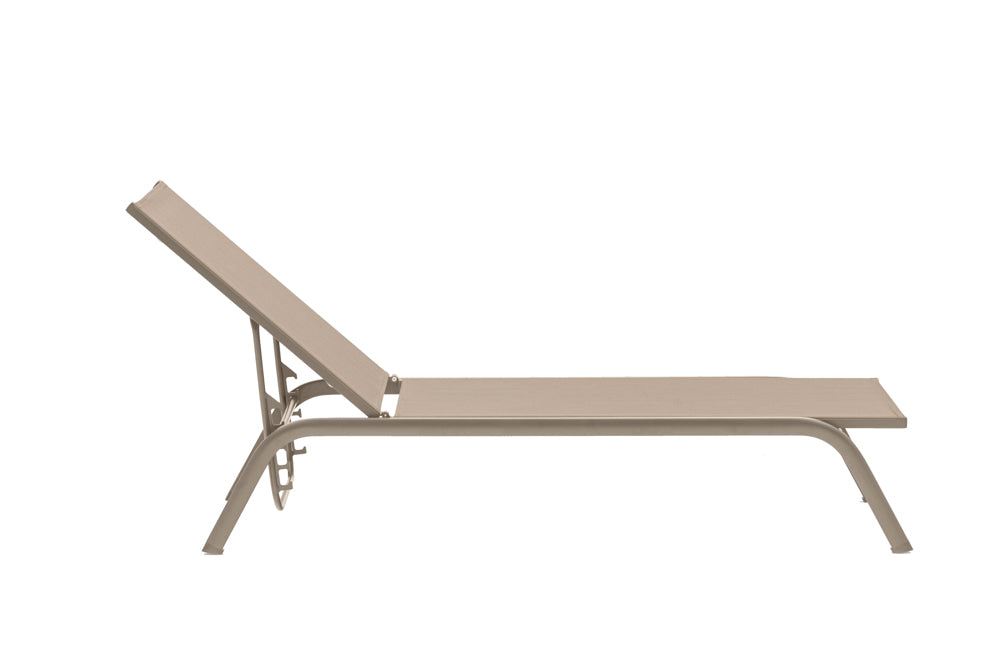 Tumbona Galt aluminio y textilene taupe | Kubu #