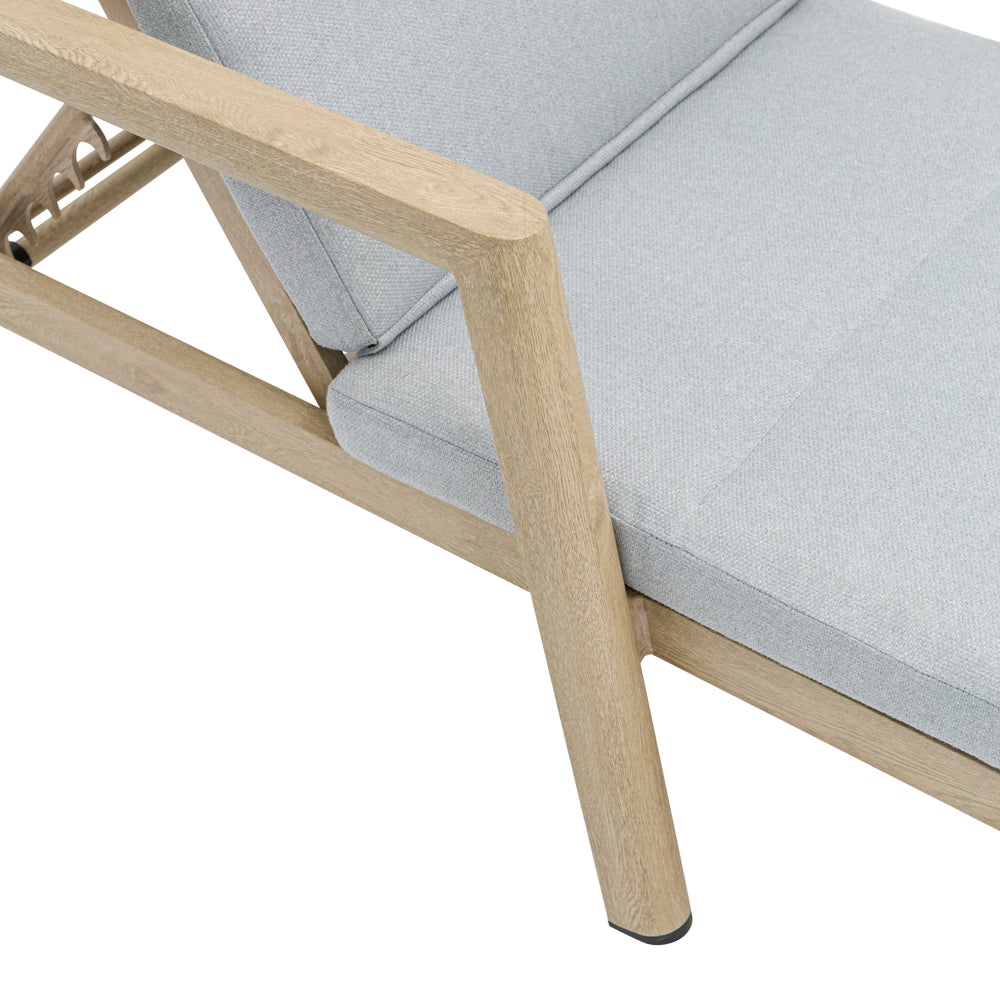 Tumbona Harmony aluminio efecto madera. | Kubu #