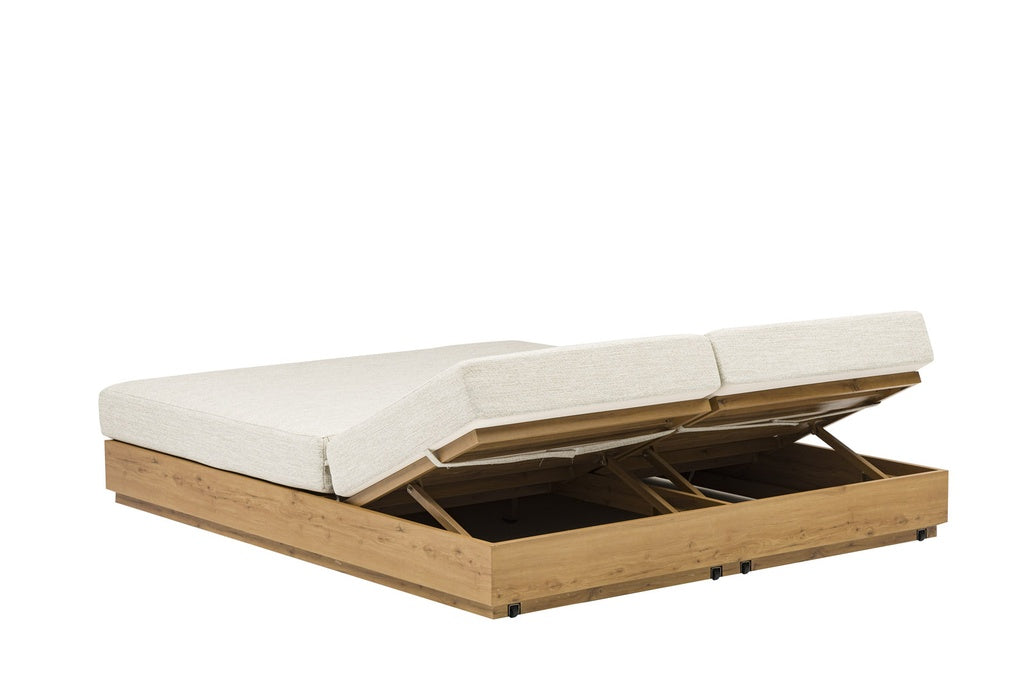Tumbona doble Java 190x160x36 cm | Kubu #