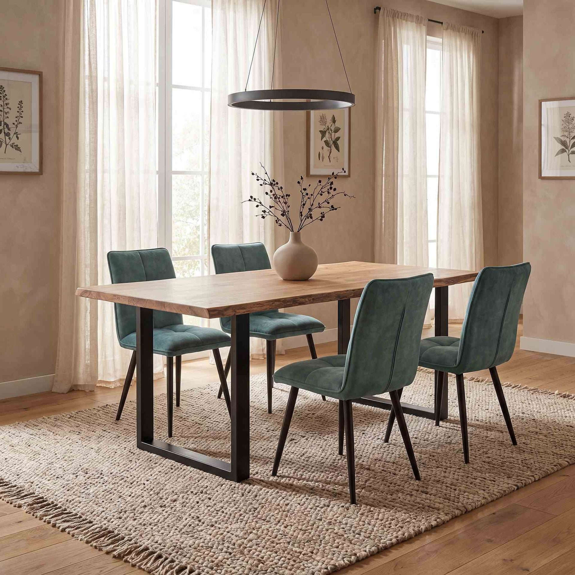Mesa de comedor Janeiro 140x80x78cm | Madera de Acacia