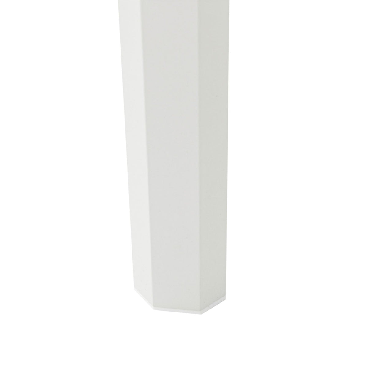 Mesa fija Byron 160 cm aluminio blanco