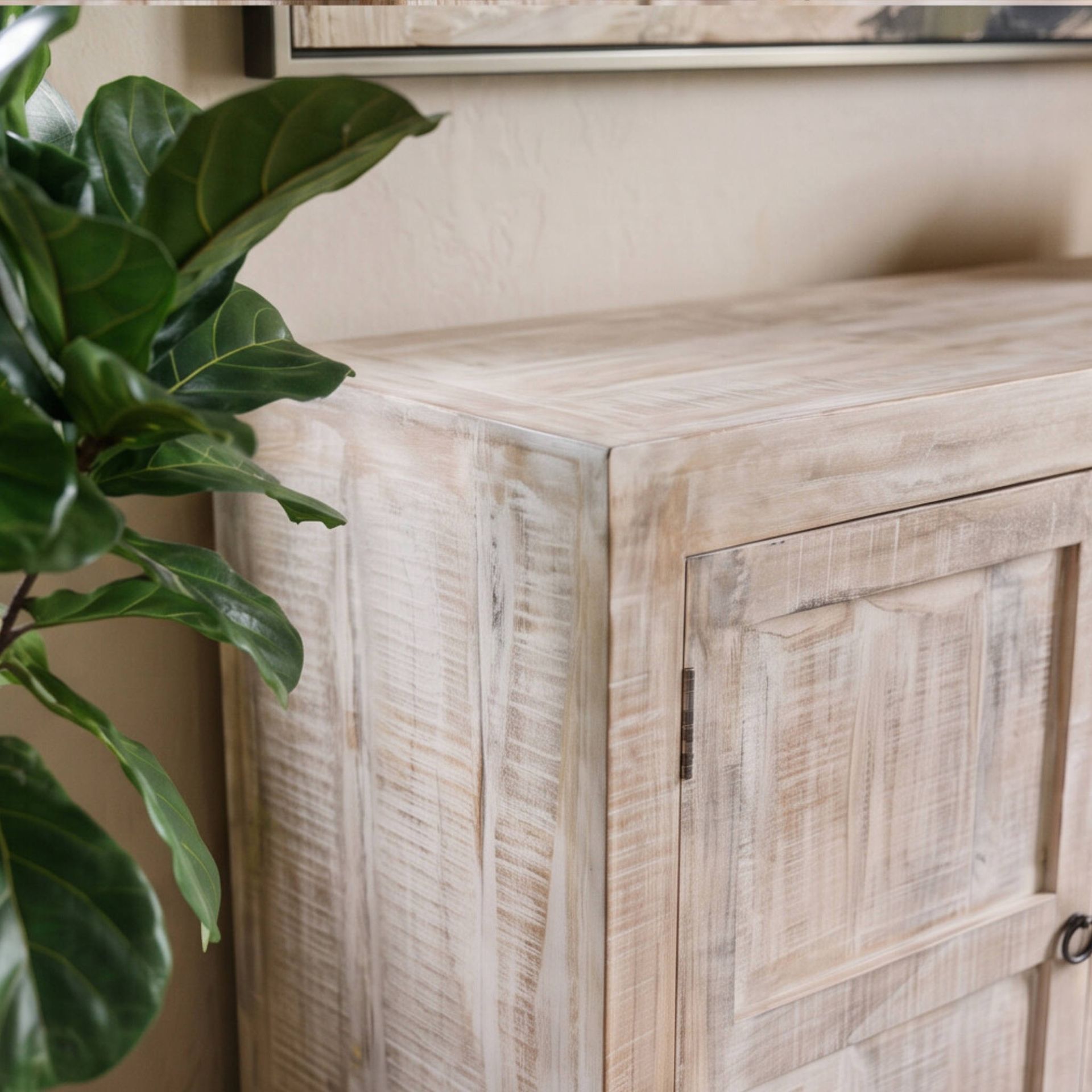 Aparador Goa 2 puertas / 3 cajones 150x40x85cm | Madera de  Mango