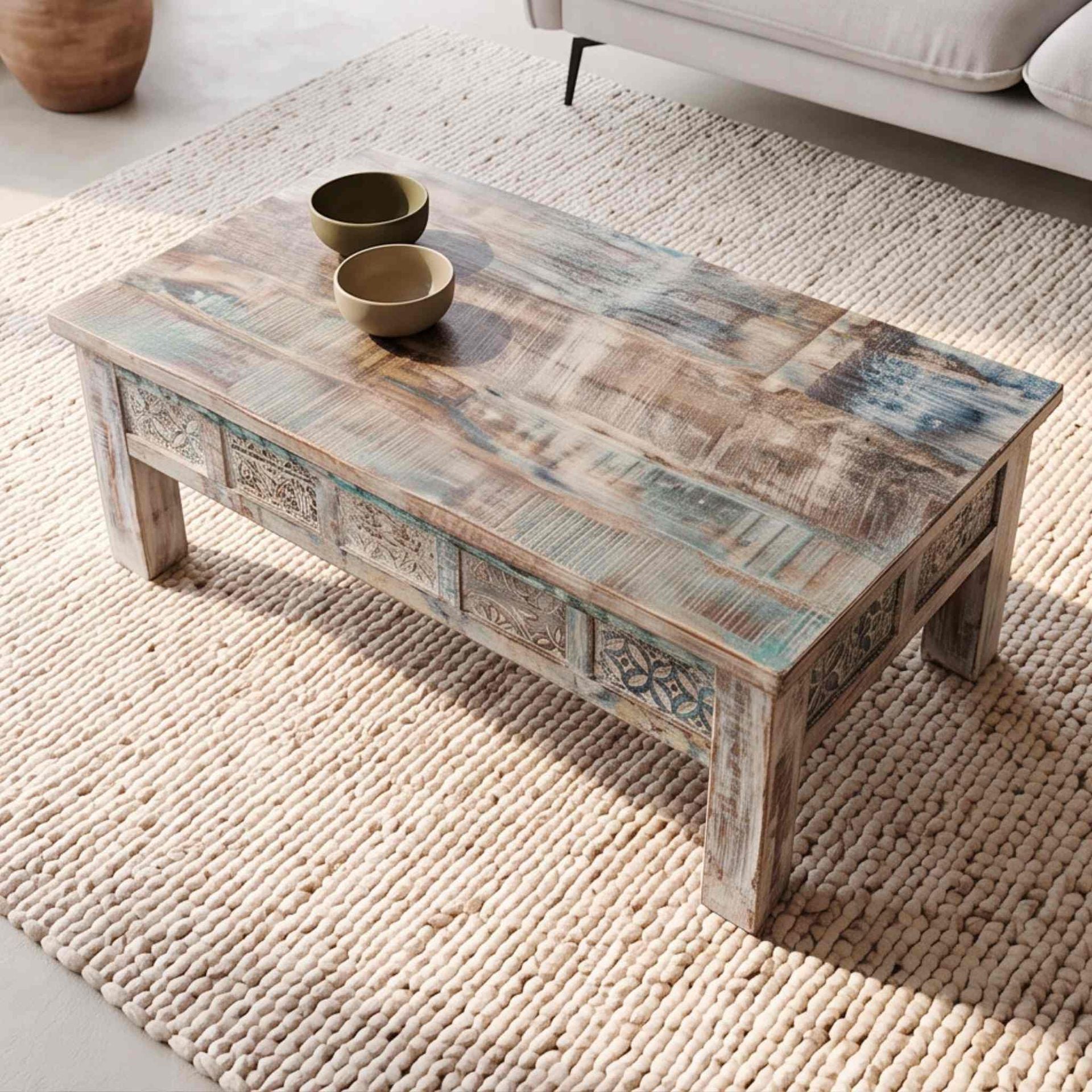 Mesa de centro Alhmirah 120x60x45cm | Madera de Mango