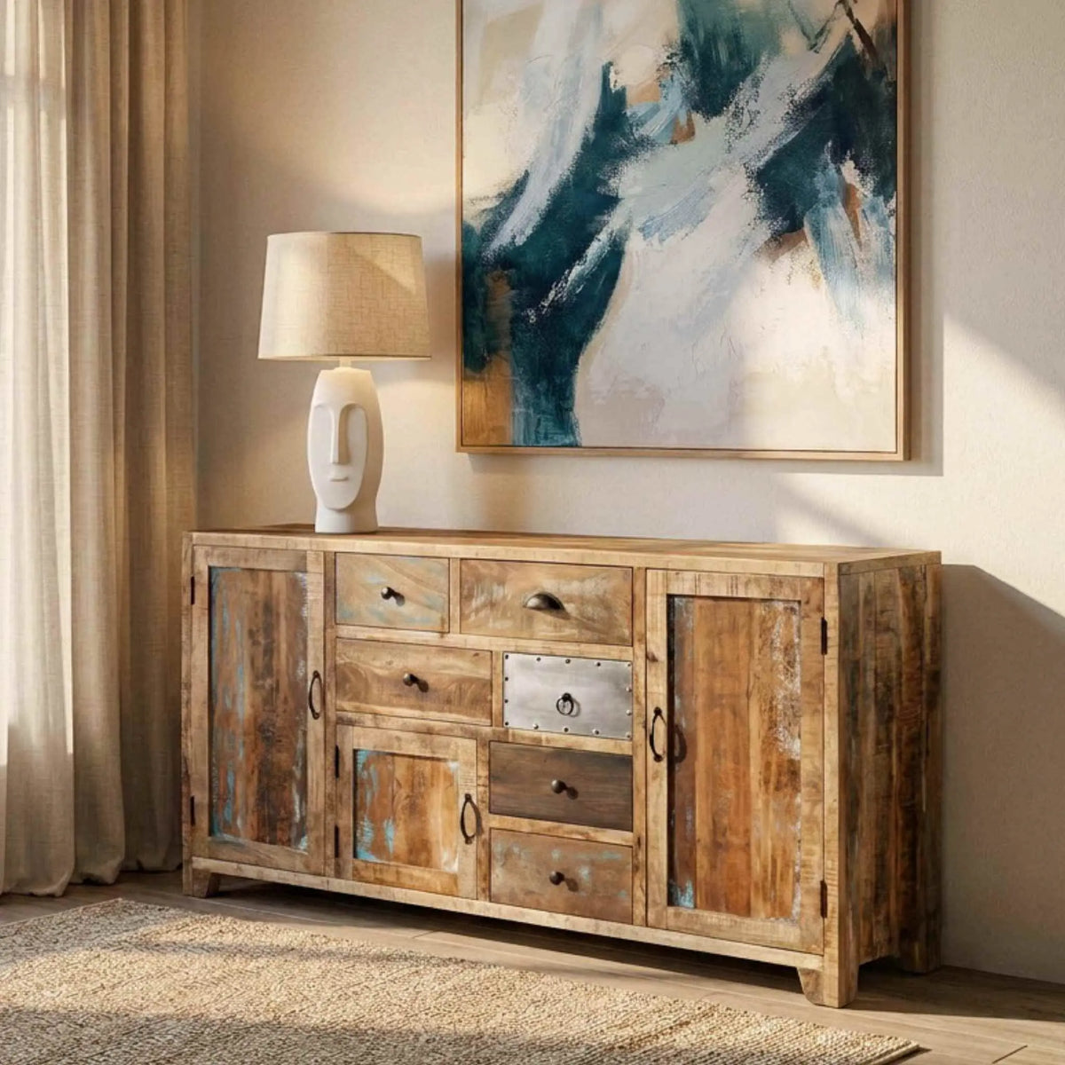 Aparador Korba 175x40x85cm | Madera de Mango