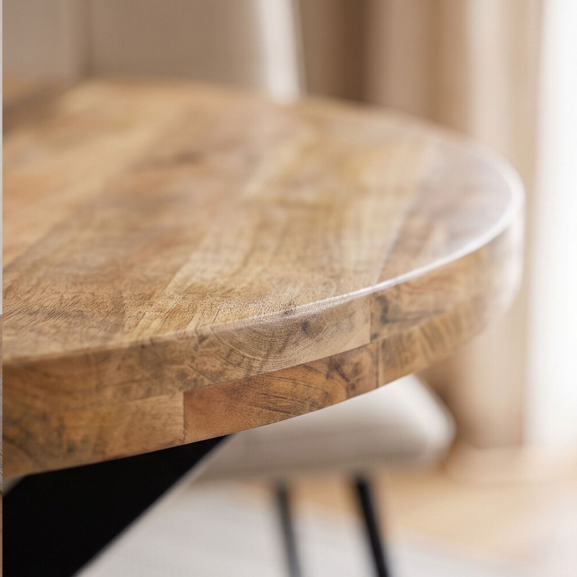 Mesa de Comedor Redonda Korba  Ø120cm | Madera de Mango