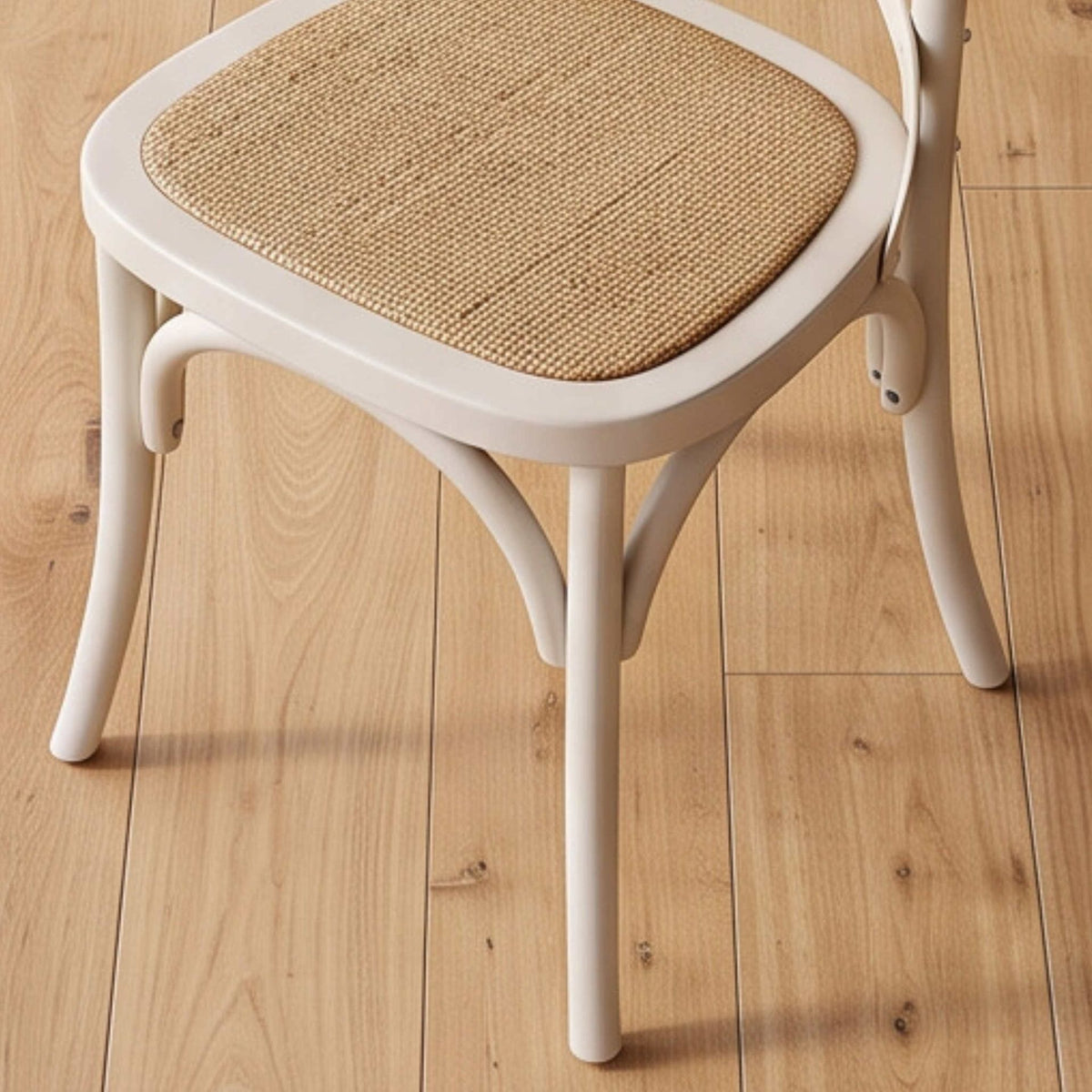 Silla de comedor Cross Back White