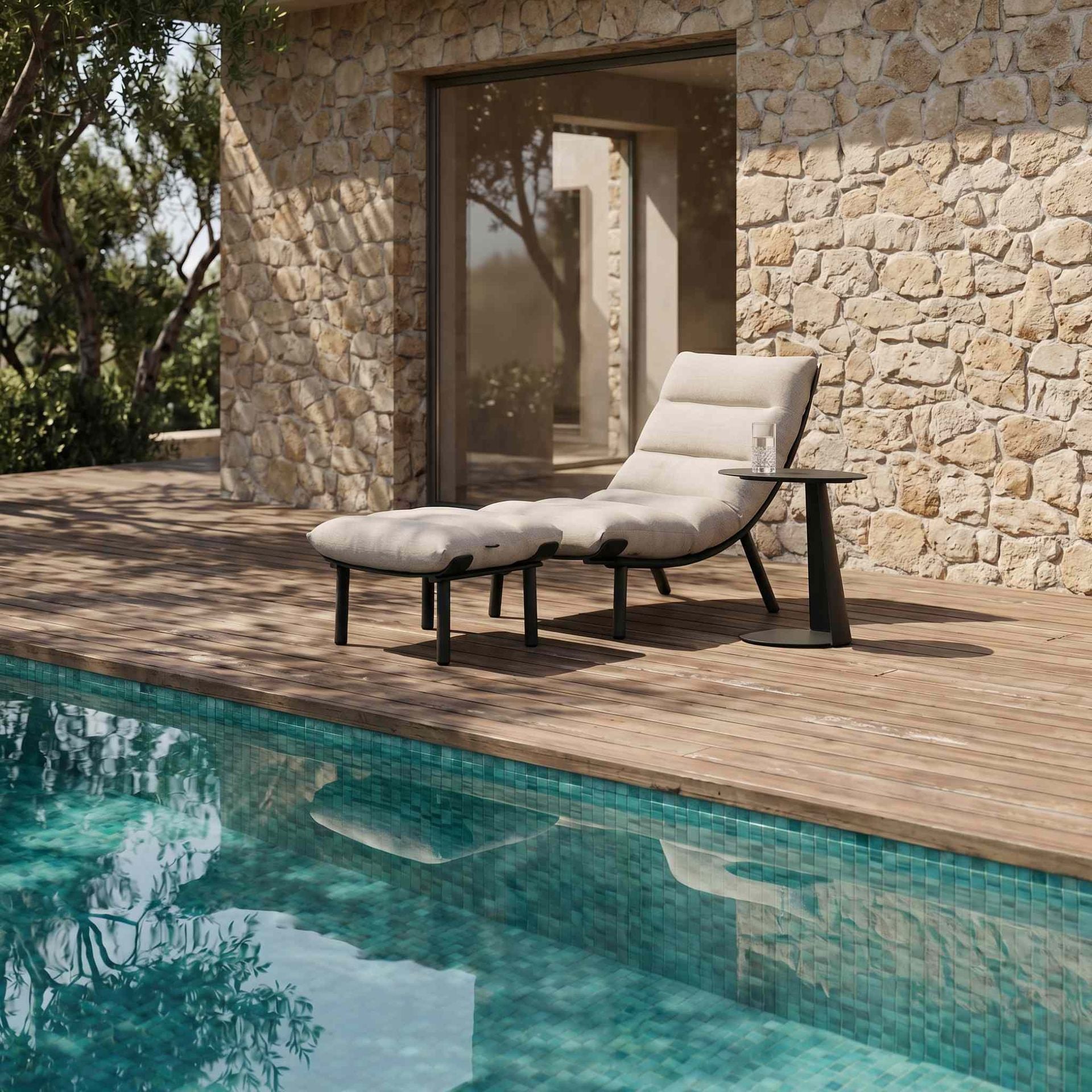 Butaca relax Santa Ana antracita / beige