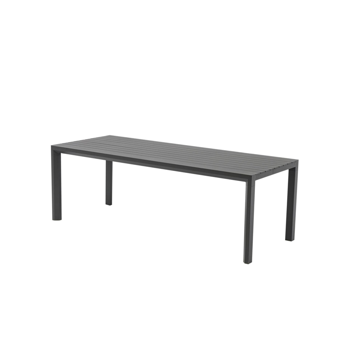 Mesa fija Byron 220 cm aluminio antracita